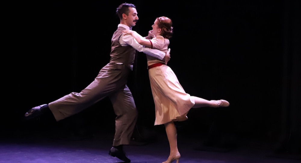 Eric Greengold and Elizabeth Troxler in 'Dancing Through...'. Photo by McKenna C. Poe.