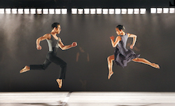 Paul Taylor Dance Company's Francisco Graciano and Madelyn Ho in Larry Keigwin's 'Rush Hour'. Photo by Paul B. Goode.