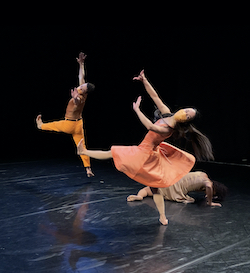 Paul Taylor Dance Company's John Harnage, Madelyn Ho and Lisa Borres in 'Esplanade'. Photo courtesy of Paul Taylor Dance Company.