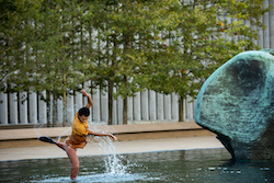 Victor Abreu of NYCB in Jamar Roberts' 'Water Rite'. Photo by Erin Baiano.