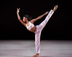 Alvin Ailey American Dance Theater's Jacqueline Green in Kyle Abraham's 'Untitled America'. Photo by Paul Kolnik.