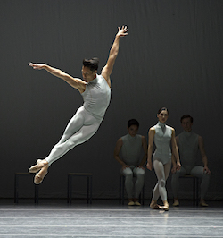 John Lam in William Forsythe's 'The Second Detail'. Photo by Gene Schiavone, courtesy of Boston Ballet.