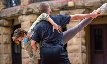 Alonzo King LINES Ballet's Madeline DeVries and Robb Beresford. Photo by Steve Disenhof.