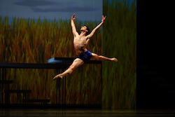 Joseph Walsh in Yuri Possokhov's 'Swimmer'. Photo by Erik Tomasson.