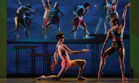 Kimberly Marie Olivier and Sean Bennett in Yuri Possokhov's 'Swimmer'. Photo by Erik Tomasson.