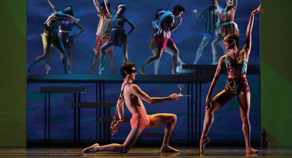 Kimberly Marie Olivier and Sean Bennett in Yuri Possokhov's 'Swimmer'. Photo by Erik Tomasson.