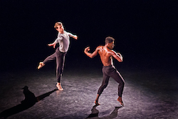 Lloyd Mayor and Lloyd Knight in Kyle Abraham's 'Lamentation Variation'. Photo by Brigid Pierce.