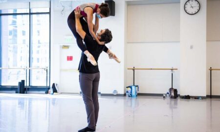 Ballet West First Soloist Allison DeBona and Principal Rex TIlton. Photo by Beau Pearson.