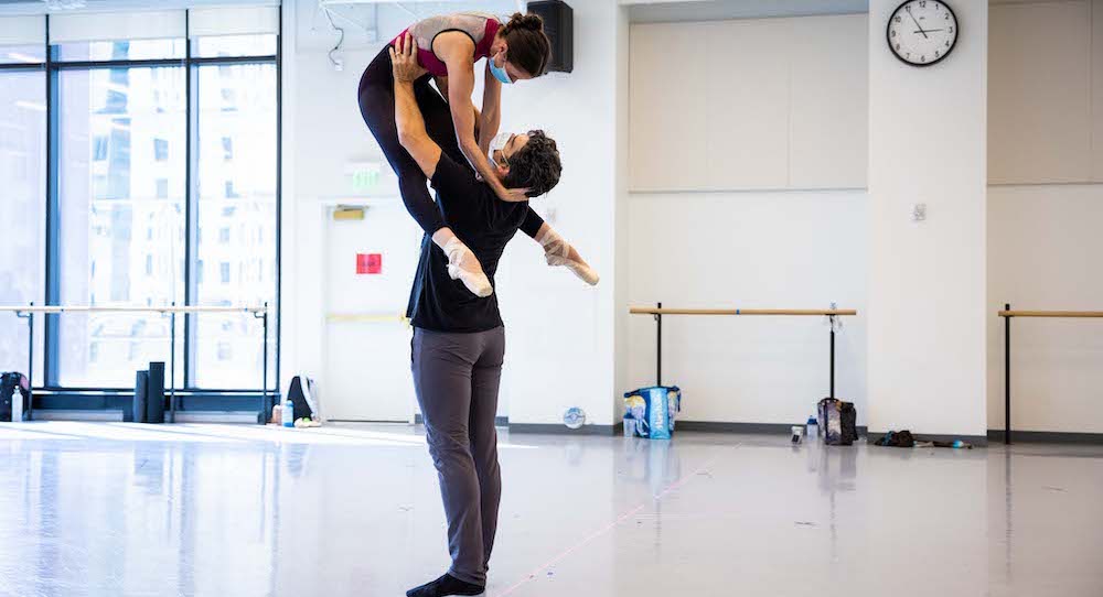 Ballet West First Soloist Allison DeBona and Principal Rex TIlton. Photo by Beau Pearson.