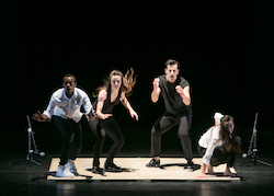 Lil Buck, Michelle Dorrance, Robert Fairchild and Melissa Toogood perform '1-2-3-4-5-6' at the 2016 Vail Dance Festival. Photo by Erin Baiano.