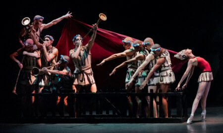 Teresa Reichlen and Company in 'Prodigal Son'. Photo by Paul Kolnik.