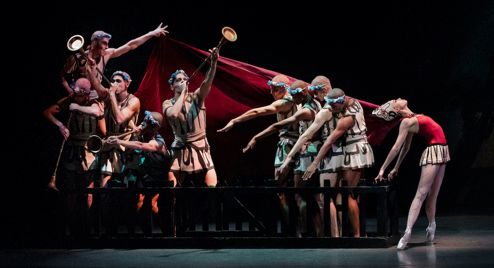 Teresa Reichlen and Company in 'Prodigal Son'. Photo by Paul Kolnik.