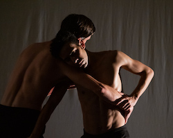 TRBP dancers Brian Heil and Rony Lenis in Thom Dancy's 'On Love and Loss'. Photo by Anna Scippione.