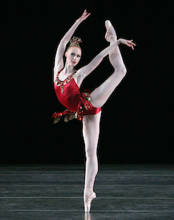 Teresa Reichlen in Rubies from 'Jewels'. Photo by Paul Kolnik.