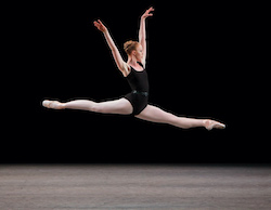 Teresa Reichlen in 'The Four Temperaments'. Photo by Paul Kolnik.