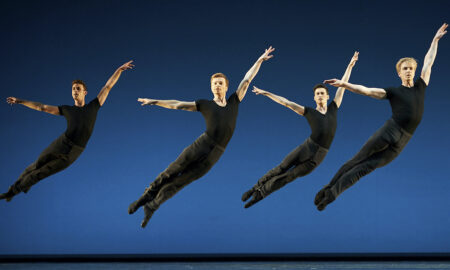 San Francisco Ballet in Helgi Tomasson's '7 For Eight'. Photo by Erik Tomasson.
