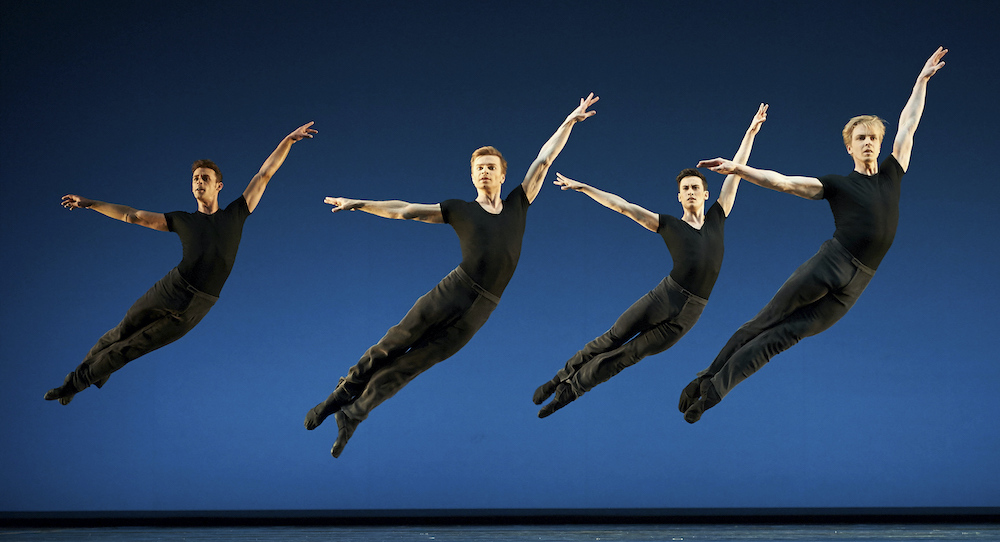 San Francisco Ballet in Helgi Tomasson's '7 For Eight'. Photo by Erik Tomasson.