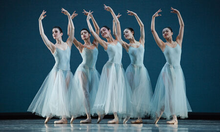 San Francisco Ballet in George Balanchine's 'Serenade'. Photo by Erik Tomasson.