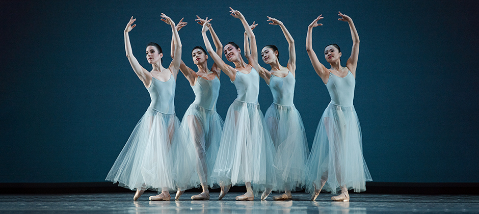 San Francisco Ballet in George Balanchine's 'Serenade'. Photo by Erik Tomasson.