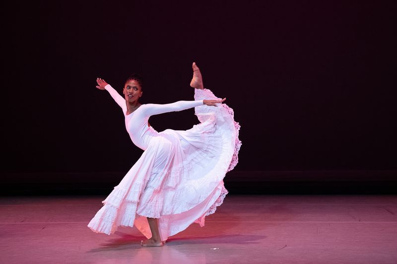 Alvin Ailey American Dance Theater's Jacqueline Green in a new film adaptation for the 50th anniversary of Alvin Ailey's 'Cry'. Photo by Christohper Duggan.