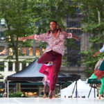 Contemporary dance at Bryant Park. Photo by Andrew Fassbender.