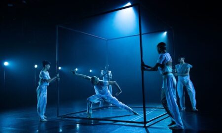 Alvin Ailey American Dance Theater in Jamar Roberts' 'Holding Space'. Photo by Christopher Duggan.