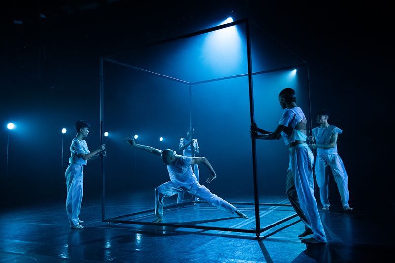 Alvin Ailey American Dance Theater in Jamar Roberts' 'Holding Space'. Photo by Christopher Duggan.