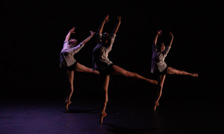 Anna Lisa Wilkins, Tara McCally and Kirsten Evans in Annabelle Lopez Ochoa’s 'Returning Points'. Photo by Eric Hovermale.
