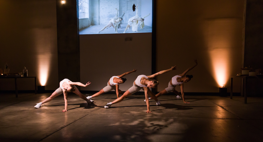 Cardboard Stage. Photo by Samantha Keller.