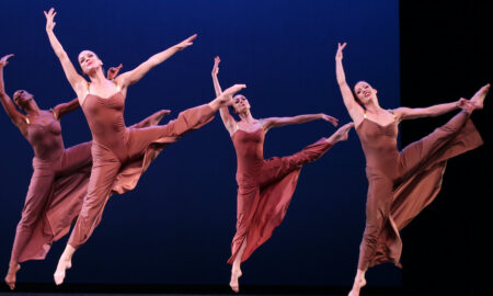 Martha Graham Dance Company in 'Diversion of Angels'. Photo by Melissa Sherwood.