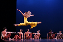 Marzia Memoli and Martha Graham Dance Company in 'Diversion of Angels'. Photo by Melissa Sherwood.