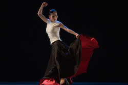 Xin Ying in Martha Graham's 'Immediate Tragedy'. Photo by Brian Pollock.