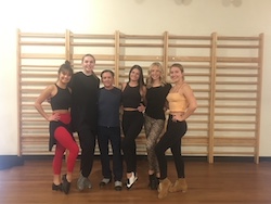 TAPS dancers in tap class with Tony Coppola. Photo courtesy of Coppola.
