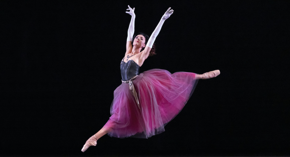 Emily Kikta in George Balanchine's 'La Valse'. Photo by Erin Baiano.