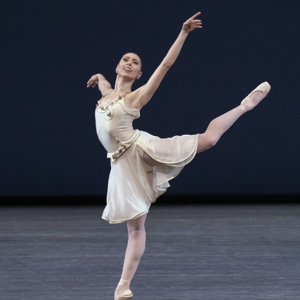 Isabella LaFreniere in George Balanchine's 'Chaconne'. Photo by Erin Baiano.