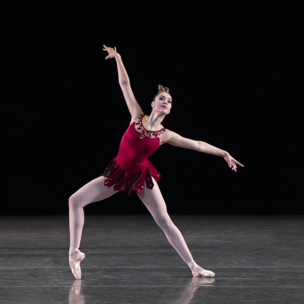 Mira Nadon in George Balanchine's 'Rubies'. Photo by Erin Baiano.