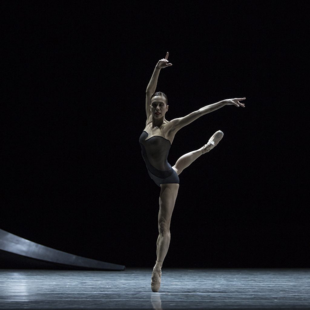 Pacific Northwest Ballet Principal Dancer Noelani Pantastico in David Dawson's 'Empire Noir'. Photo by Angela Sterling.