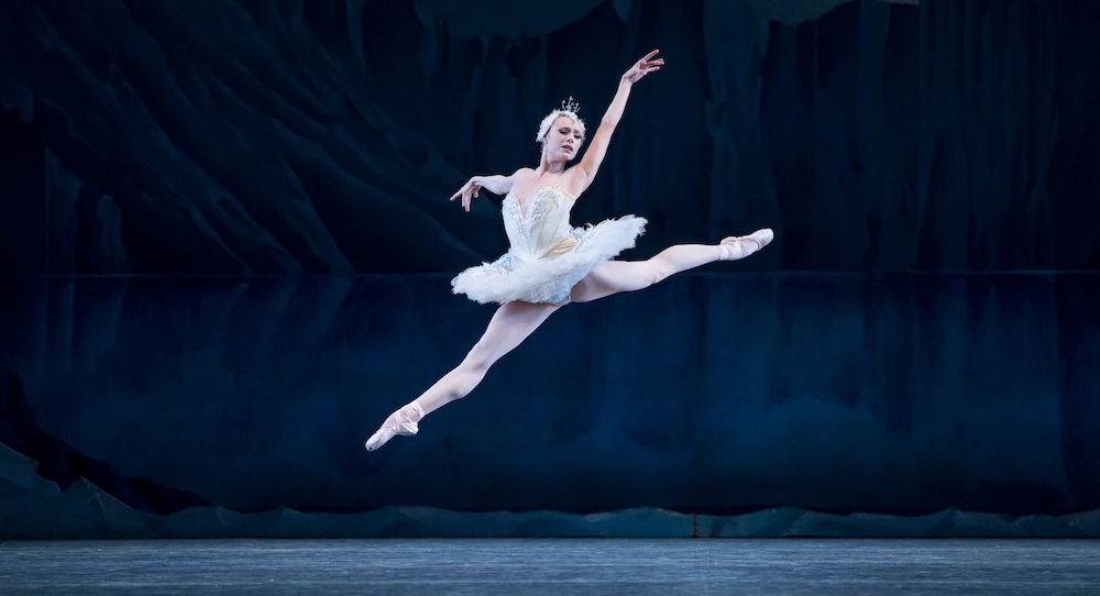 Sara Mearns of New York City Ballet in George Balanchine's 'Swan Lake'. Photo by Paul Kolnik.