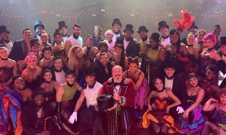 The cast of Broadway's 'Moulin Rouge'. Photo courtesy of Kara Menendez.