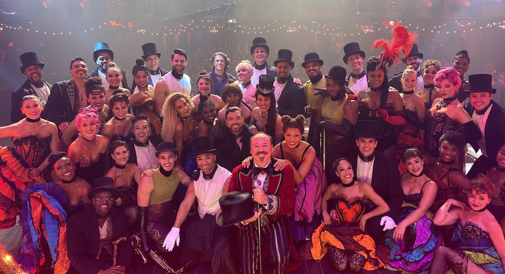 The cast of Broadway's 'Moulin Rouge'. Photo courtesy of Kara Menendez.