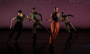 Logan Hernandez, Jae Neal, Donovan Reed and Claude CJ Johnson in Kyle Abraham's 'An Untitled Love'. Photo by Tony Turner.