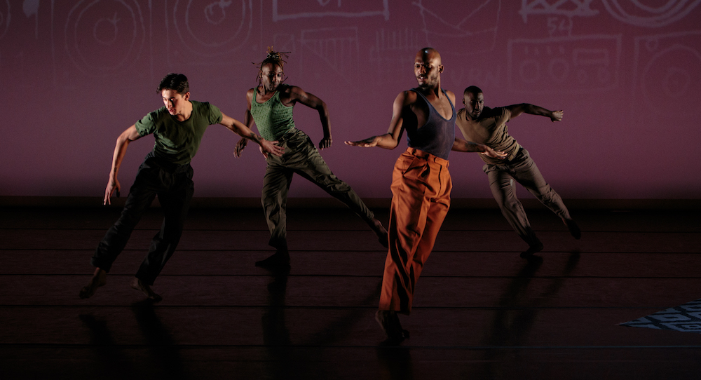 Logan Hernandez, Jae Neal, Donovan Reed and Claude CJ Johnson in Kyle Abraham's 'An Untitled Love'. Photo by Tony Turner.