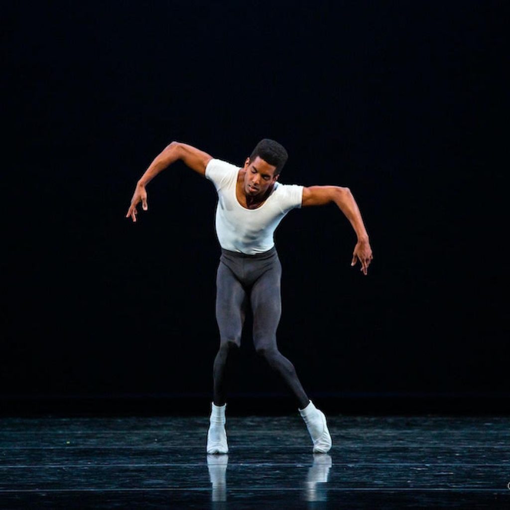 Jonathan Batista in George Balanchine's 'The Four Temperaments'. Photo by Jana Carson.