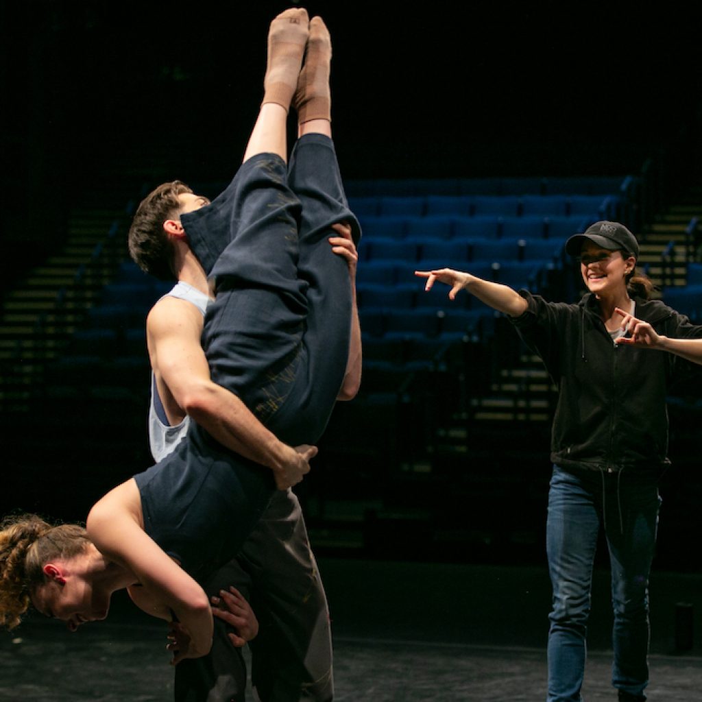 Lauren Lovette with dancers of Paul Taylor Dance Company. Photo by Whitney Browne.