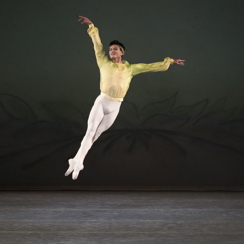 Chun Wai Chan of New York City Ballet in 'The Four Seasons'. Photo by Erin Baiano.