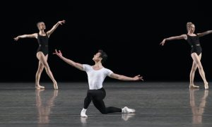 Chun Wai Chan of New York City Ballet in 'The Four Temperaments'. Photo by Erin Baiano.