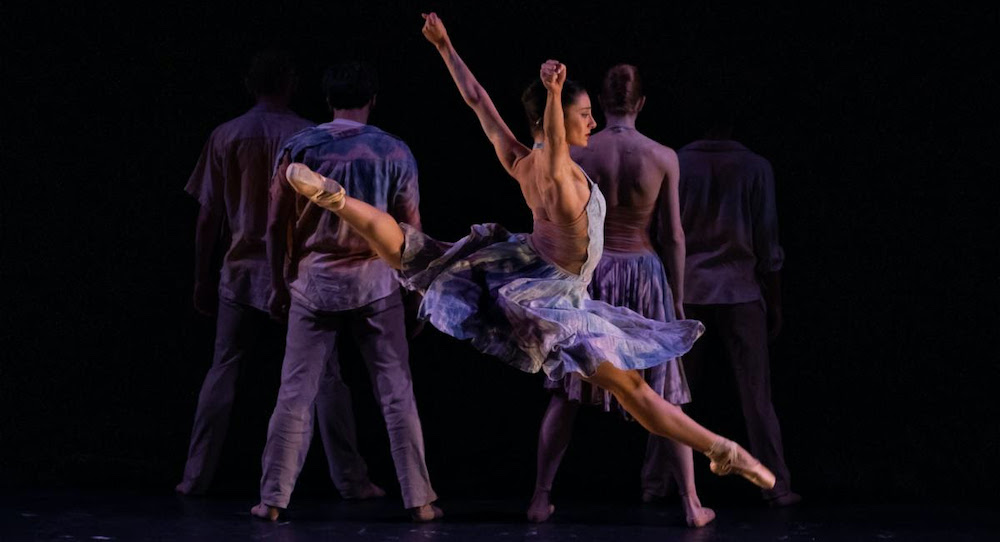 Festival Ballet Providence's Brenna DiFrancesco in Trey McIntyre's 'Blue Until June'. Photo by Dylan Giles.