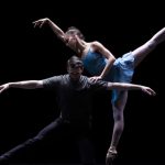 Chyrstyn Fentroy and Roddy Doble in William Forsythe's 'Blake Works 1'. Photo by Angela Sterling, courtesy of Boston Ballet.