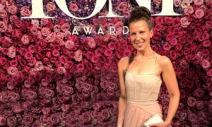 Fran Kirmser at the Tony Awards.