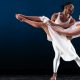 Maria Ambrose and Devon Louis in Paul Taylor's 'Aureole'. Photo by Ron Thiele.